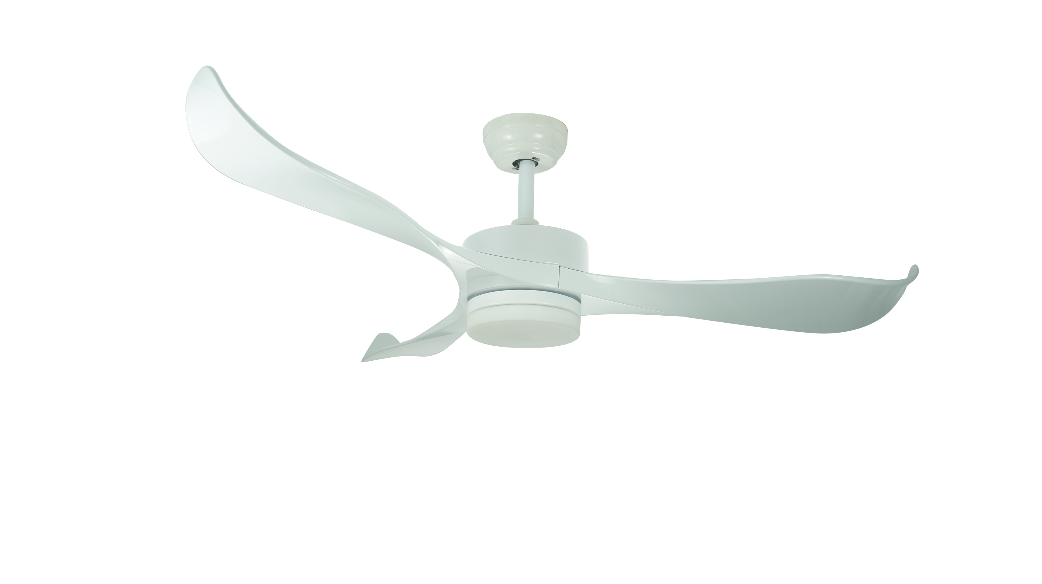 52inch Modern DC Motor Decorative Ceiling Fan Nature Air Flow Soft Warm Led Lamp
