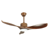 Modern Wood Blade Ceiling Fan with Remote Control
