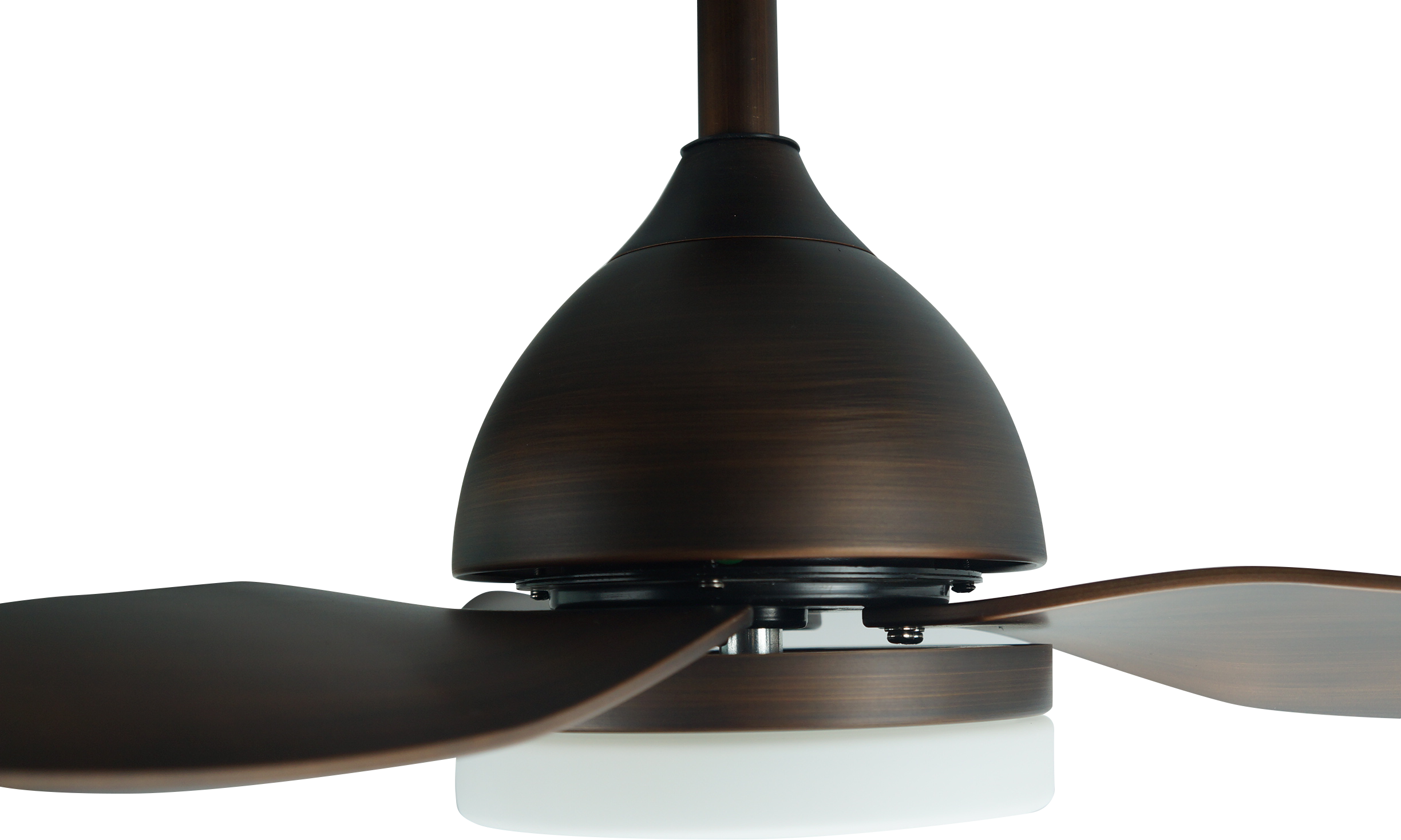 Modern Decorative Black Ceiling Fan with Light Remote Control 
