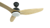 Factory Wholesale Remote Control Wooden Modern Ceiling Fan Light