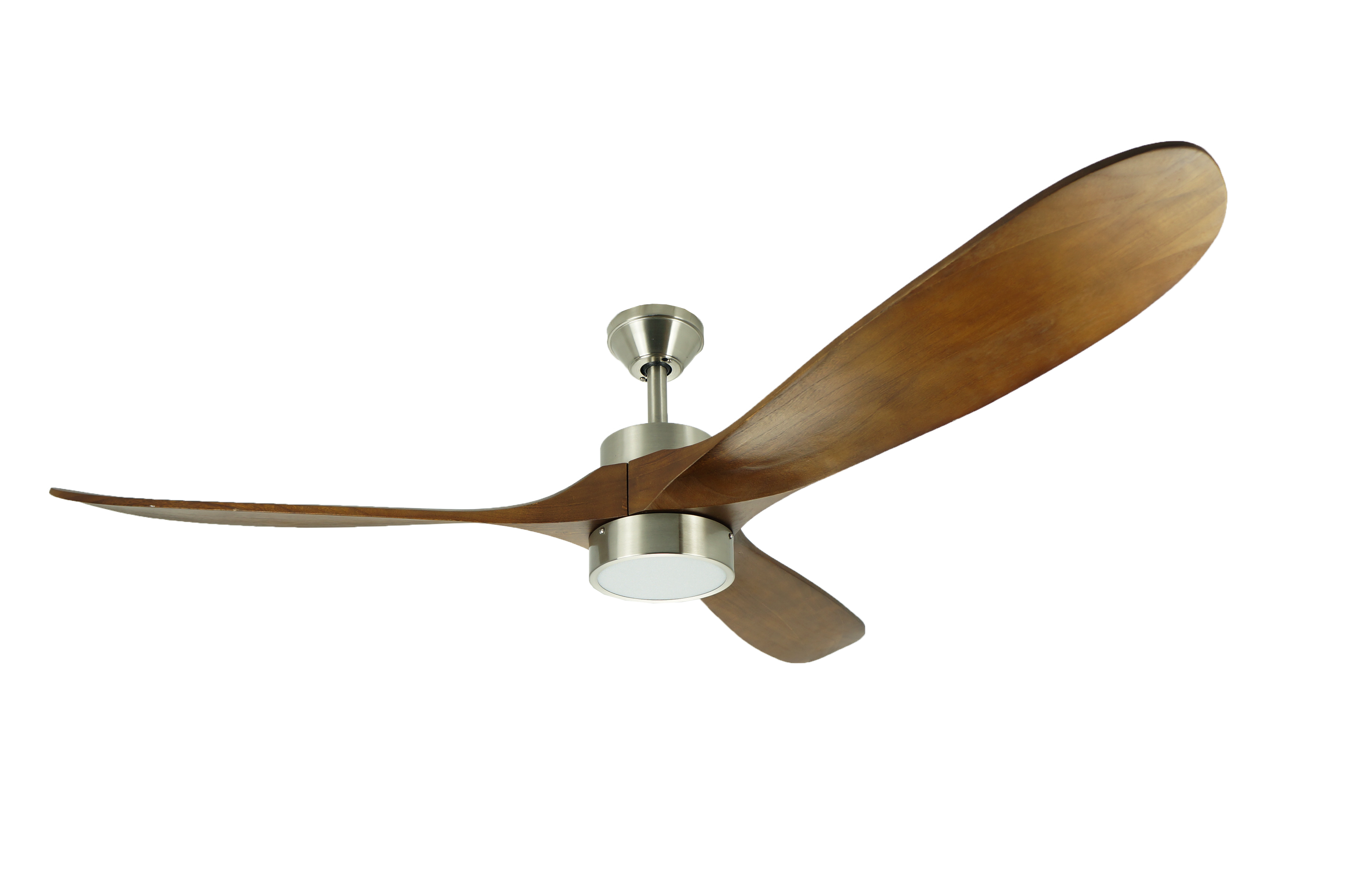 Airbena Decorative LED Ceiling Wood Fan Remote Control Wooden Blade Ceilling Fan 42 Inch Modern Rustic Ceiling Fan with Light