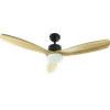 Airbena Household Modern Ceiling Fan with Solid Wood Leaf And Lamp
