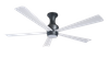  Direct Sales Fashion Coffee Shop Decoration Air Plastic Celling Fan with Led Electric Ceiling Light