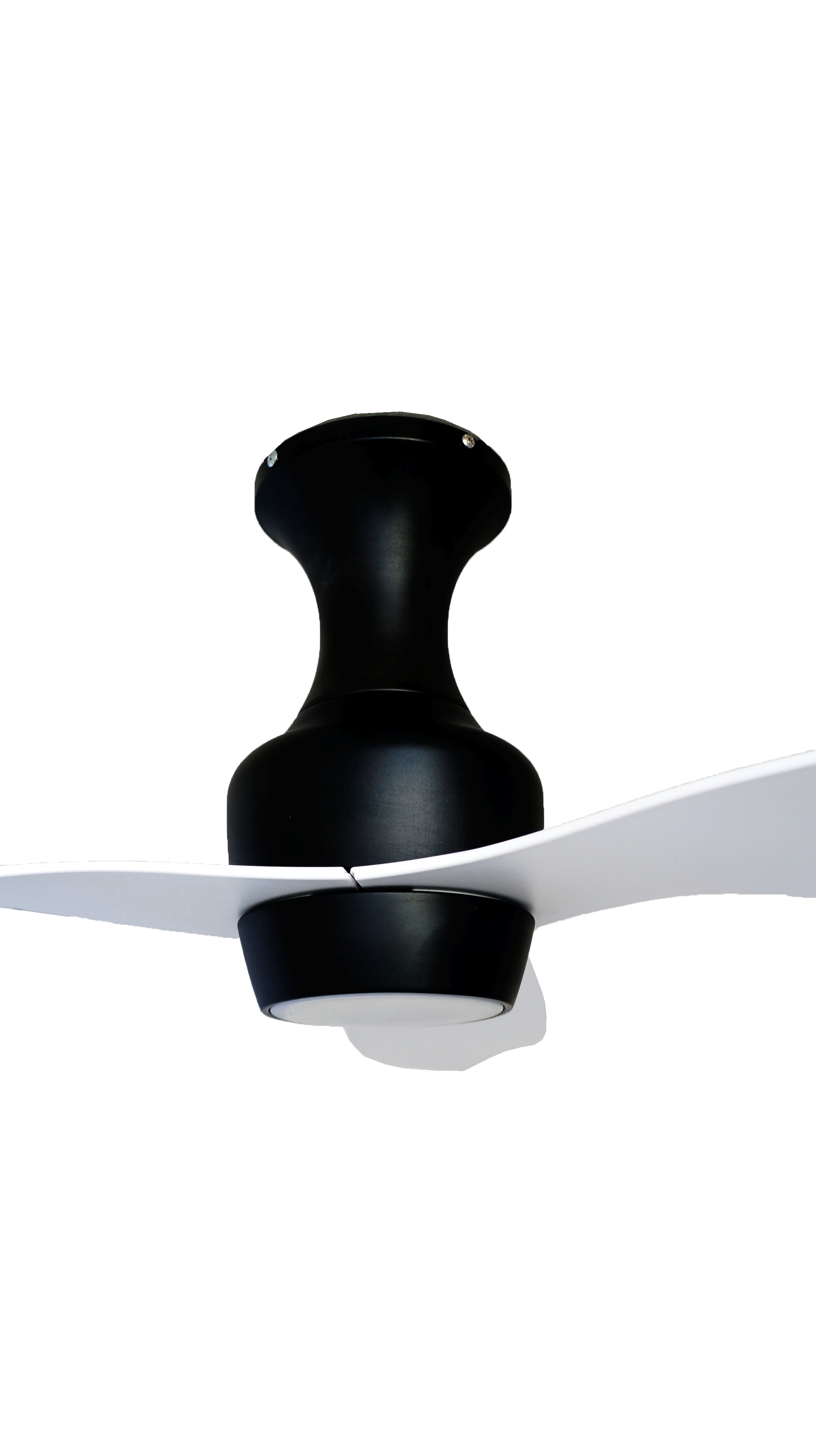Modern Remote Control LED Flush Mount Ceiling Light Fan Lamp