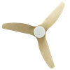 Factory Wholesale Remote Control Wooden Modern Ceiling Fan Light