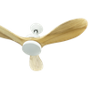 Airbena Solid Wood Wood Grain Color Fan Leaf White Accessories Ceiling Fan