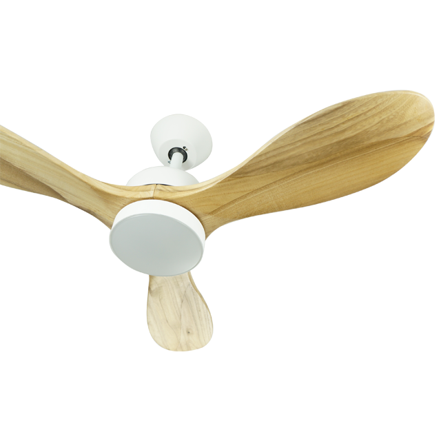 Airbena Solid Wood Wood Grain Color Fan Leaf White Accessories Ceiling Fan